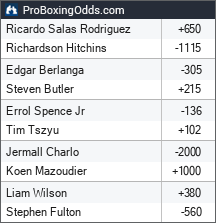 2026-07-26 odds - ProBoxingOdds