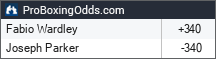 Fabio Wardley vs Joseph Parker odds - ProBoxingOdds