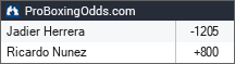 Jadier Herrera vs Ricardo Nunez odds - ProBoxingOdds