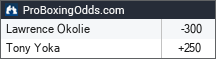 Lawrence Okolie vs Tony Yoka odds - ProBoxingOdds