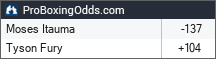 Moses Itauma vs Tyson Fury odds - ProBoxingOdds